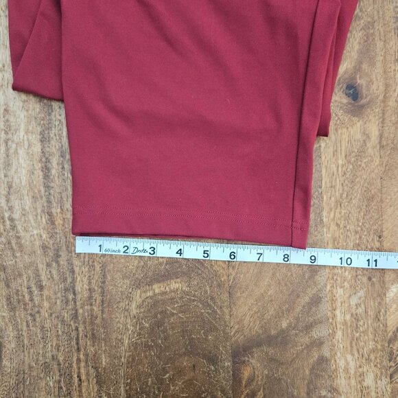 Mondetta Jogger Pants Womens 2X Brick Red Cargo Pockets - Picture 4 of 7